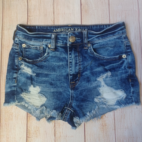 America Eagle super stretchX Jean shorts - Picture 1 of 3